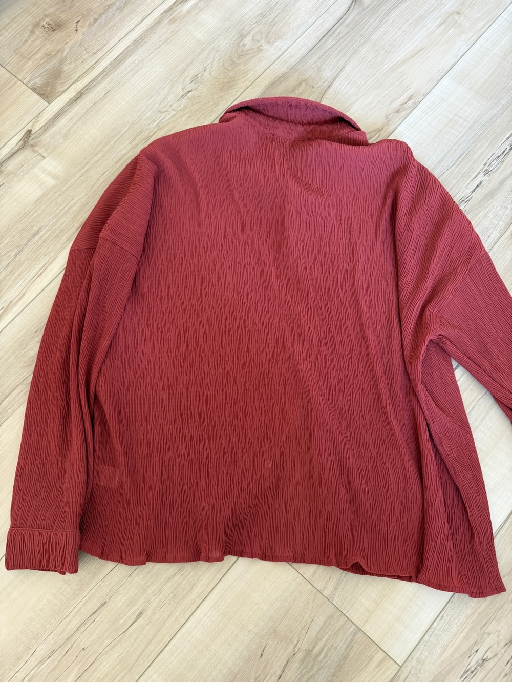 Lulu's Textured Button-Up Shirt - Picture 9 of 10